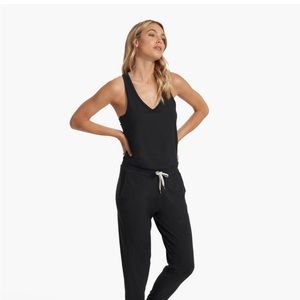 Vuori jumpsuit in heather black xs